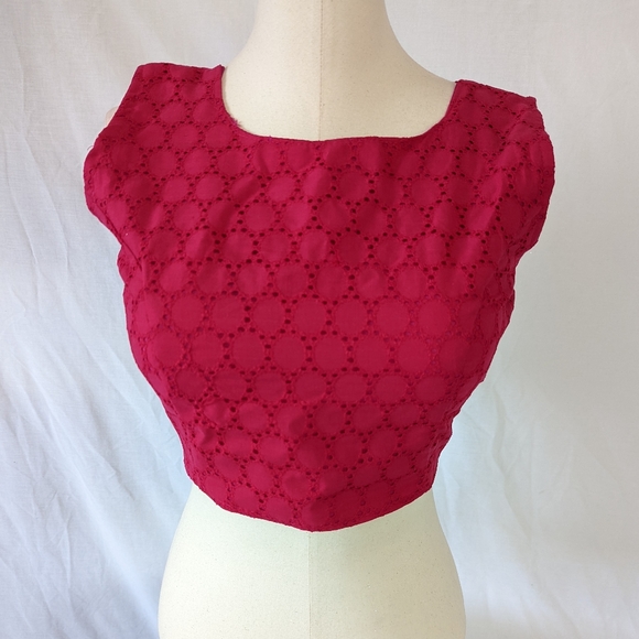 NWOT Pink Readymade stitched Blouse for 🥻 Saree or Lehenga - Picture 6 of 13